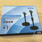 Adjustable Desktop Microphone Stand with Mic Clip Perfect for Bass Drum Microphones