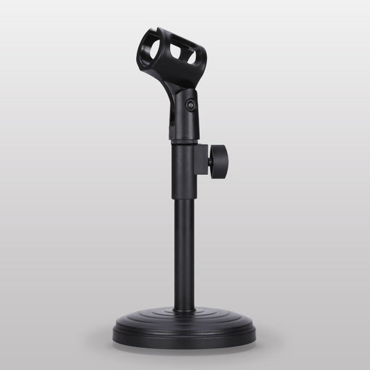 Adjustable Desktop Microphone Stand with Mic Clip Perfect for Bass Drum Microphones