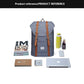 Outdoor Backpack Oxford Linen Men's And Women's College Students Bag Travel Mountaineering Bag Backpack