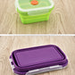 Retractable silicone lunch box