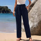 Wide-leg Pants Draping Effect Straight Pants Long High-end