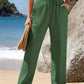 Wide-leg Pants Draping Effect Straight Pants Long High-end